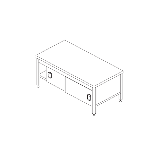 SUPPORT POUR FOUR À PIZZA - SANS GLISSIÈRES