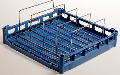 Panier carré pour plateaux - Fond plat - Polypropylène - 780077