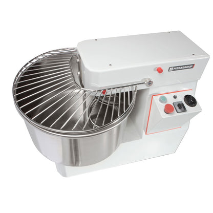 Pétrin à  vitesse variable - Tête et cuve amovibles - 25 kg - Gamme pétrins - IR33VS - Pizza Group