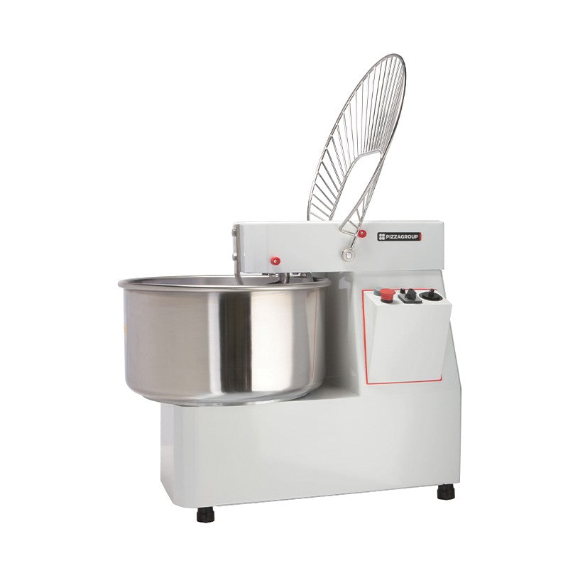 Pétrin à  vitesse variable - Tête et cuve fixes - 18 kg - Gamme pétrins - IF22VS - Pizza Group