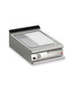 Plancha gaz - Plaque AISI 430 1/3 rainurée - Largeur 600 mm - Gamme QUEEN 900 - 90QSFTTG625 - Baron