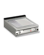 Plancha gaz - Plaque AISI 430 1/3 rainurée - Largeur 800 mm - Gamme QUEEN 900 - 90QSFTG823 - Baron