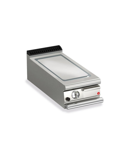 Plancha gaz - Plaque chrome dur lisse - Largeur 400 mm - Gamme QUEEN 900 - 90QSFTTG405 - Baron