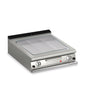Plancha gaz - Plaque chrome dur rainurée - Largeur 800 mm - Gamme QUEEN 900 - 90QSFTTG815 - Baron