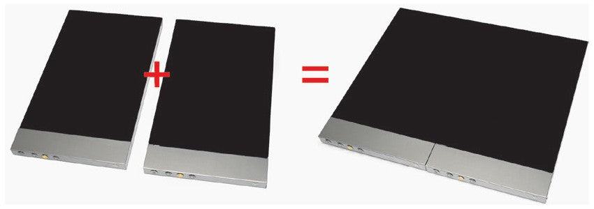 Plaque chauffante vitrocéramique - 230 V - 600 x 400 - Bords droits - 30032