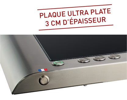 Plaque chauffante vitrocéramique - 600 x 400 - Bords arrondis - 230 V - 30012V