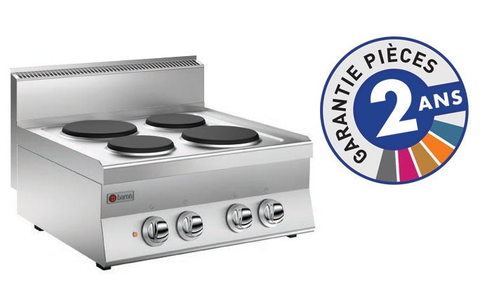 Plaque de cuisson - 4 plaques électriques - Gamme 650 - Baron