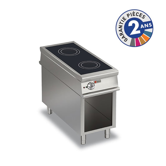 Plaque de cuisson à induction sur placard ouvert - 2 zones - Gamme 1100 - Baron - 110PCVIND450