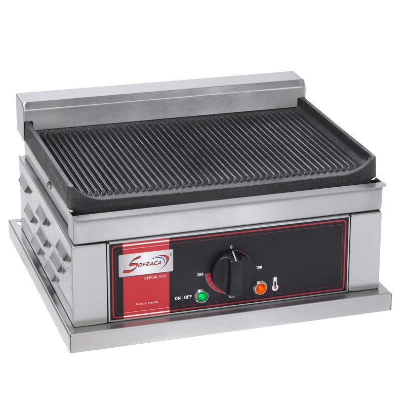Plaque simple et rainurée spéciale hamburgers - 230 V - PHF1R