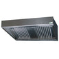 HOTTE DE VENTILATION AVEC ÉCLAIRAGE LED - LONG. 3000 MM