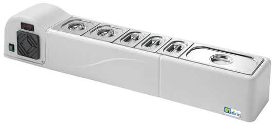 SALADETTE RÉFRIGÉRÉE À POSER - 6 BACS GN 1/6 - PICO