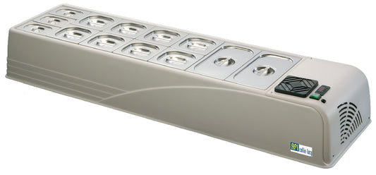 SALADETTE RÉFRIGÉRÉE À POSER - 7 BACS GN 1/3 - MIDI