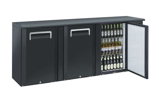 Arrière-bar réfrigéré 3 portes pleines