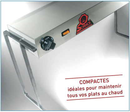 Rampe chauffante infrarouge - 230 V - L 920 mm - Avec régulateur - 33072SR