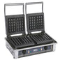 GAUFRIER ÉLECTRIQUE - 2 FERS - MOULES BRUXELLES 3X5 CARRÉS