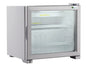 Vitrine à poser négative à portes vitrées 49 L - Hauteur 552 mm