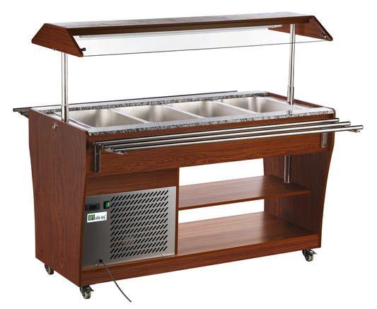 Buffet réfrigéré 4 bacs GN 1/1