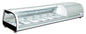Vitrine à poser portes coulissantes Hauteur 225 mm pour 5 bacs GN 1/3