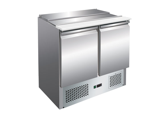 Saladette réfrigérée positive 257 L - 2 portes - Avec groupe logé - S9001 - Nosem