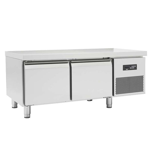 SOUBASSEMENT RÉFRIGÉRÉ POSITIF - 2 PORTES - PROF 600 MM