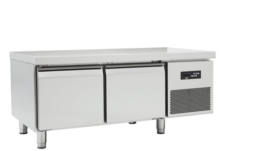 SOUBASSEMENT RÉFRIGÉRÉ POSITIF - 2 PORTES - PROF 600 MM