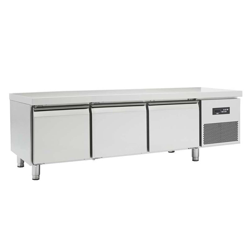 SOUBASSEMENT RÉFRIGÉRÉ POSITIF - 3 PORTES - PROF 600 MM