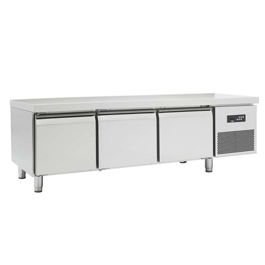 SOUBASSEMENT RÉFRIGÉRÉ POSITIF - 3 PORTES - PROF 600 MM