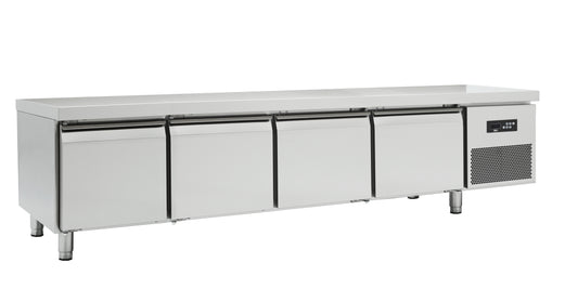 SOUBASSEMENT RÉFRIGÉRÉ POSITIF - 4 PORTES - PROF 700 MM