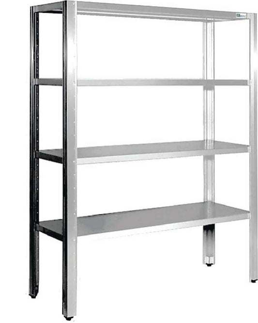 ÉTAGÈRE À POSER AU SOL - 4 NIVEAUX - PROF. 500 MM - LONG. 1800 MM