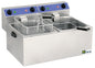FRITEUSE DE TABLE ÉLECTRIQUE SANS VIDANGE - 2 X 8 L