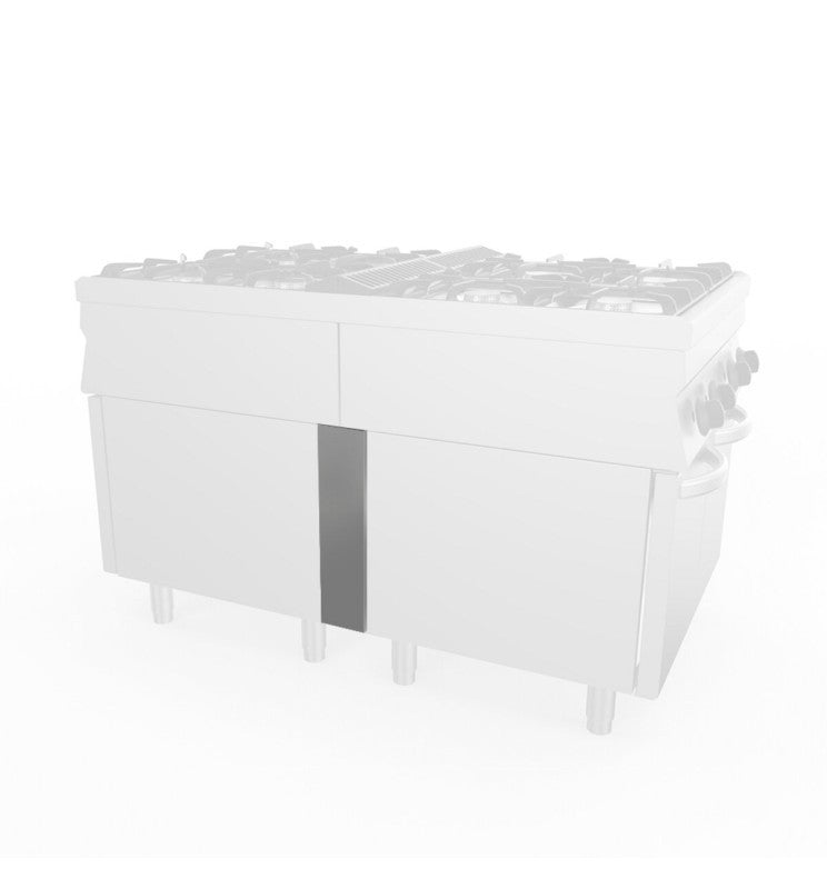 SOFRACHEF - Panneau de fermeture pour armoire technique - bloc de cuisson central - PFATC