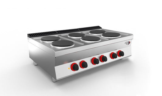 SOFRACHEF - Top 6 plaques rondes - électrique  - 7STPR6E