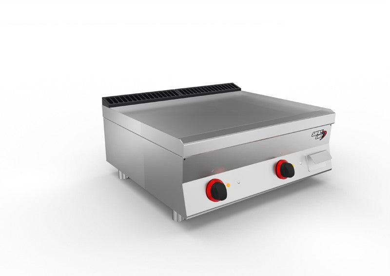 SOFRACHEF - Top plancha électrique - L 800 mm - AISI 430 lisse  - 7STP8ALE