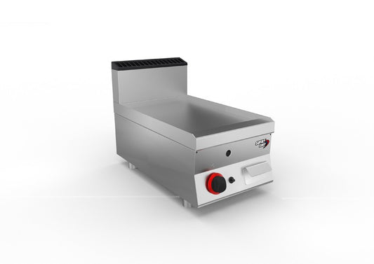 SOFRACHEF - Top plancha gaz - L 400 mm - AISI 430 lisse - 7STP4ALG