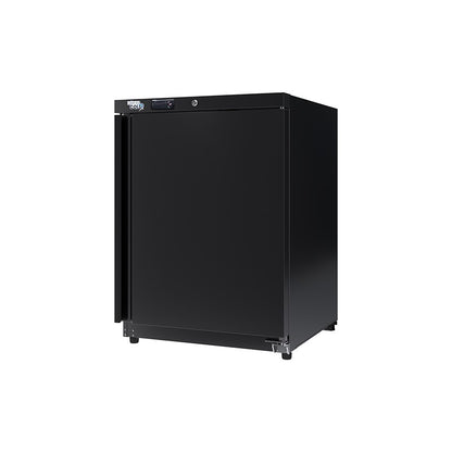 SOFRACOLD - Armoire réfrigérée noire - Porte pleine - Positive - 200 L - AE201PB