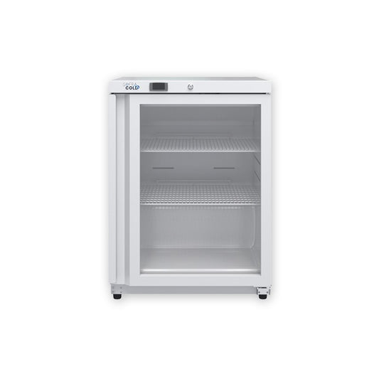 SOFRACOLD - Armoire réfrigérée positive - Finition blanche - Porte vitrée - 200 L - AE201PVW