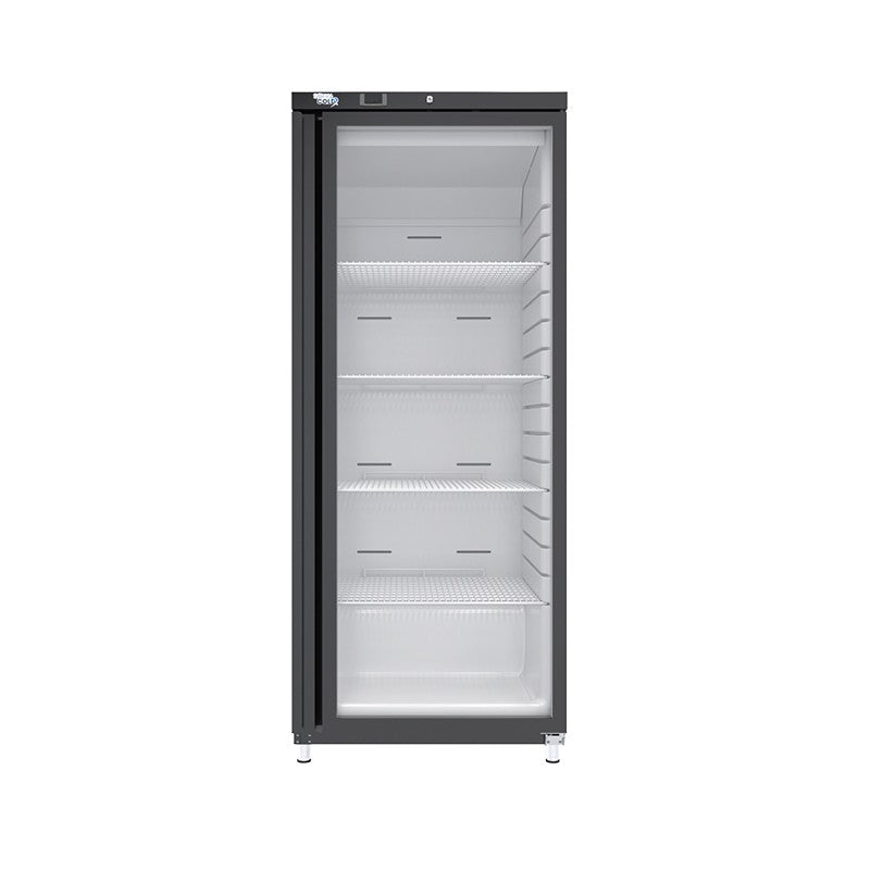 SOFRACOLD - Armoire réfrigérée positive - Finition noire - Porte vitrée - 600 L - GN 2/1 - AE601PVB