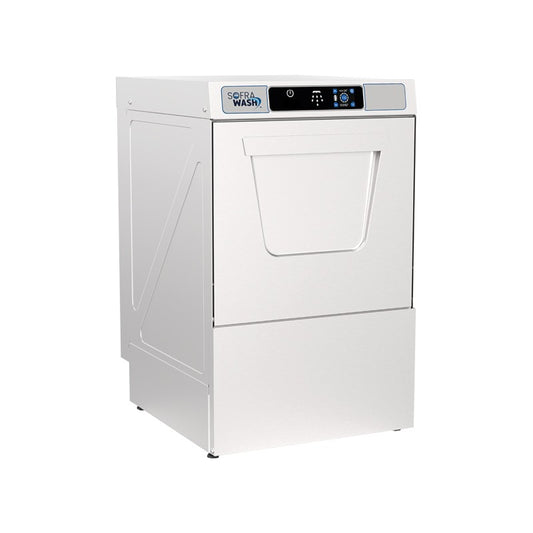 SOFRAWASH - Lave verres avec pompe de vidange - Panier 400 x 400 mm - SW40P