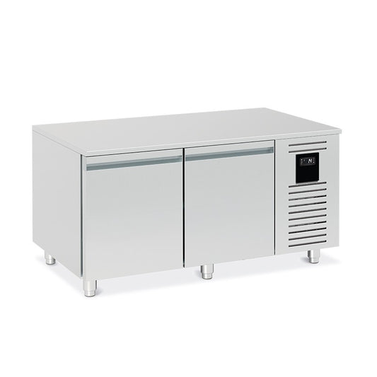 Soubassement réfrigéré négatif -18/ -22°C - 2 grands tiroirs - 130 L - BRU112N-3 - Nosem