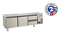 Soubassement réfrigéré positif - 2 tiroirs + 2 portes - 220 L - BR16CP02-2 - Baron