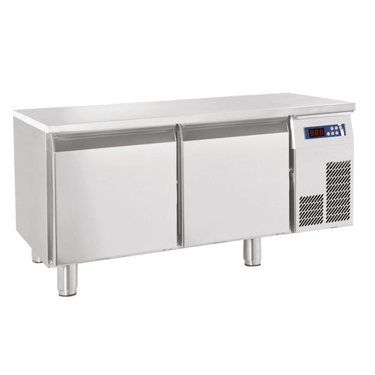 Soubassement réfrigéré sans dessus - 2 portes - 140 L - Gamme 650 - Baron - BR12SP01-2