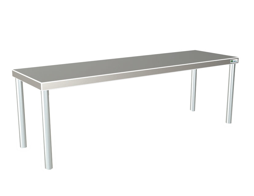 ÉTAGÈRE DE CHEF INOX - SIMPLE - LONG. 1200 MM