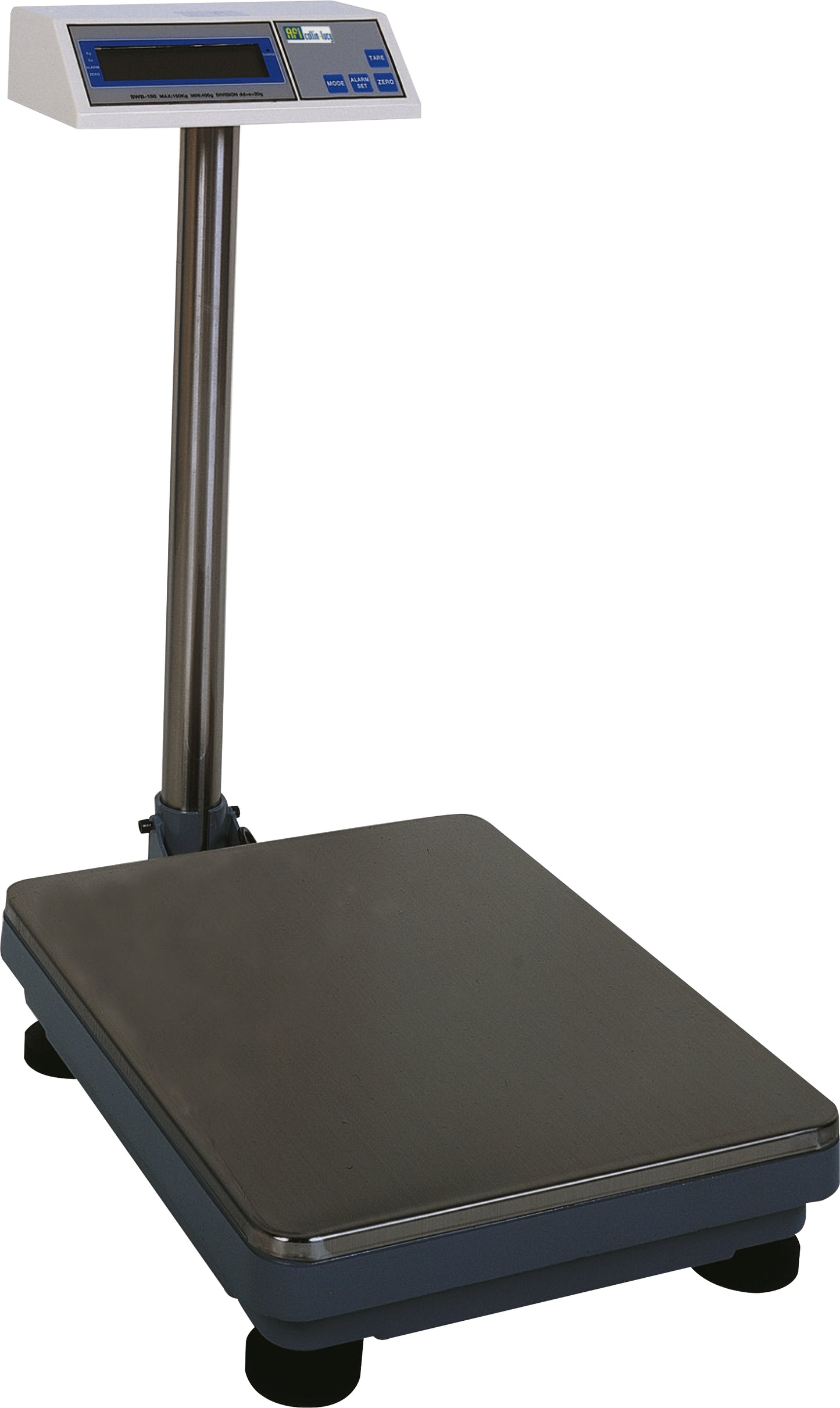 Balance électrique au sol avec plateau inox de 43 x 53 cm 150kg/20g