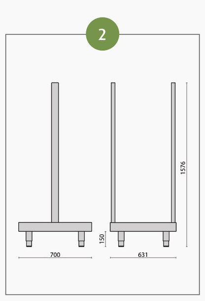 Support plateaux et support de distribution - SELF-SERVICE 750 - SET - Nosem