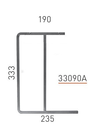 Support pour rampes chauffantes