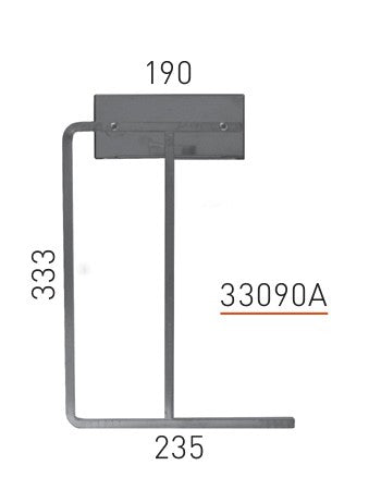 Support pour rampes chauffantes