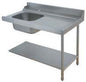 Table avec bac pour machines à capot panier 500 x 500 ou 600 x 500 - PAP712DV