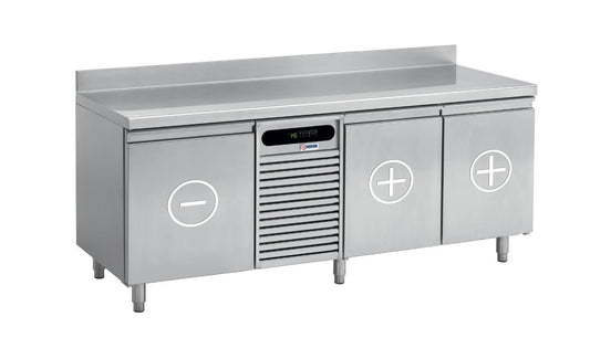 Table bi-température - 2 portes positives + 1 porte négative - 84 + 180 L - TR2P1N - Nosem