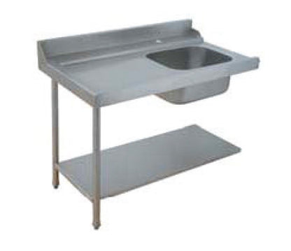 Table de prélavage pour machines à paniers 500 x 500 ou 600 x 500 - 80205