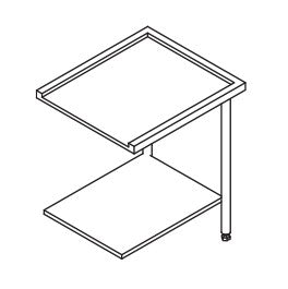 Table entrée/sortie pour machines à paniers 500 x 500 ou 600 x 500 - 80202